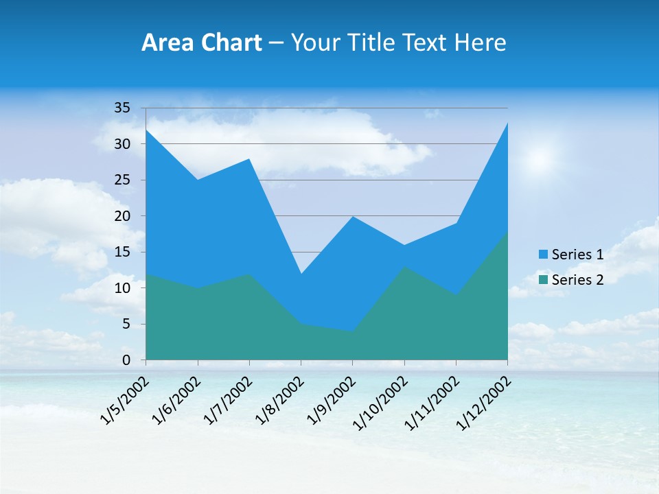 Coast Tropic Sky PowerPoint Template