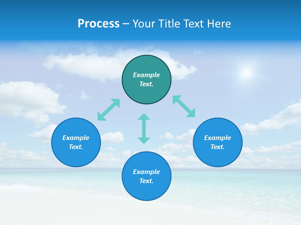 Coast Tropic Sky PowerPoint Template