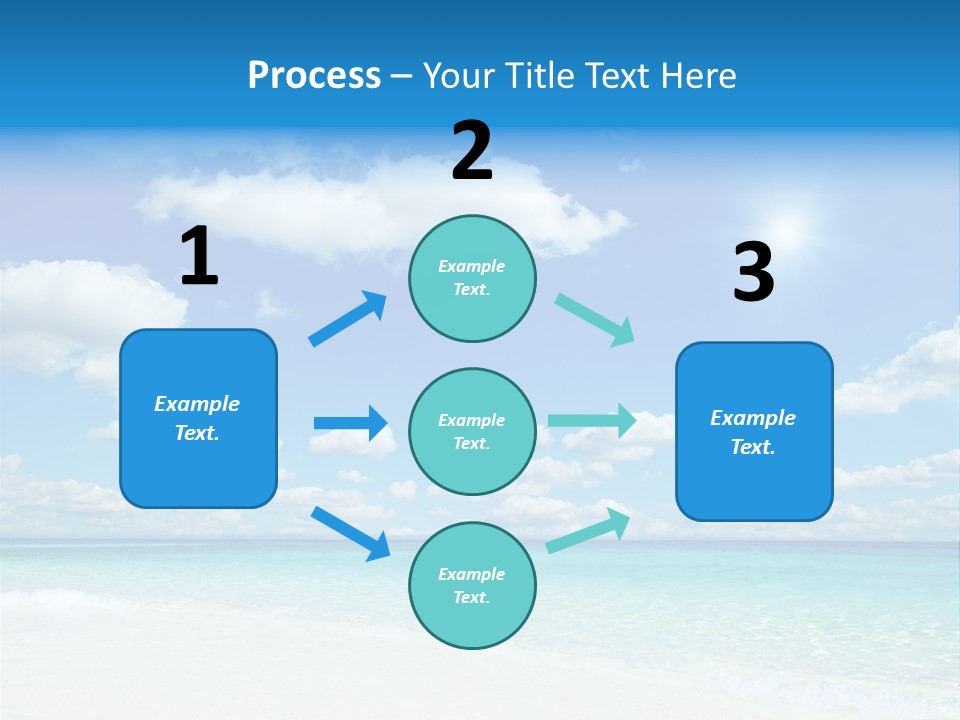 Coast Tropic Sky PowerPoint Template