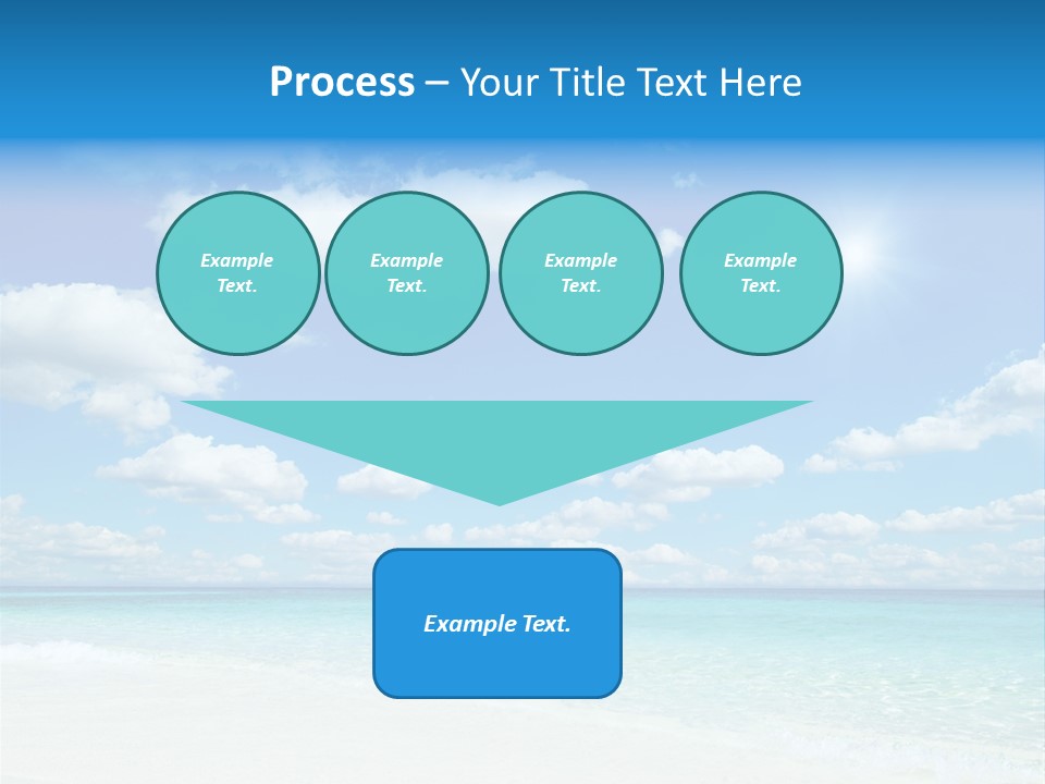 Coast Tropic Sky PowerPoint Template