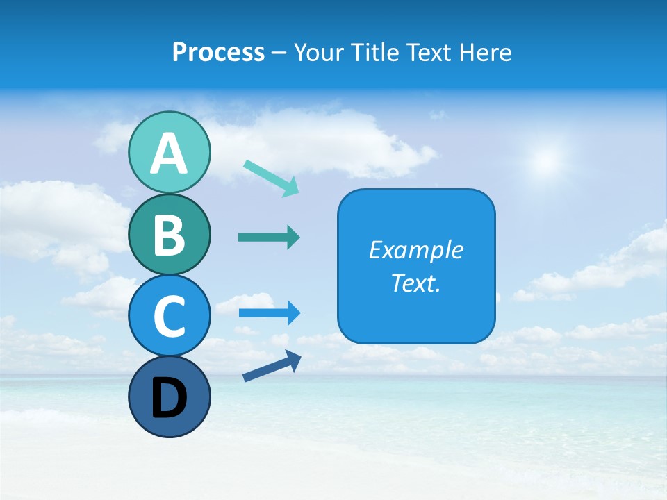 Coast Tropic Sky PowerPoint Template