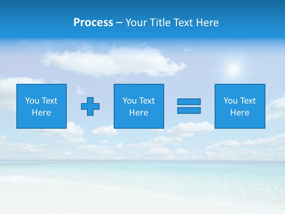 Coast Tropic Sky PowerPoint Template