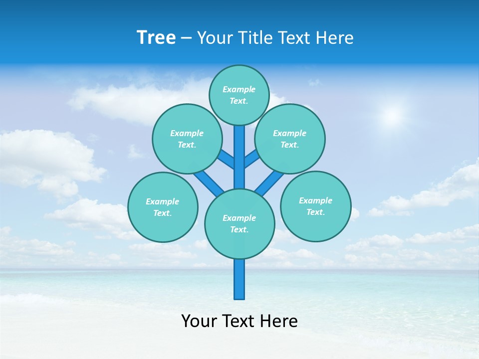 Coast Tropic Sky PowerPoint Template