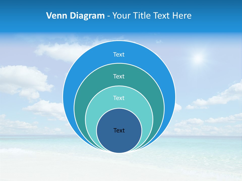 Coast Tropic Sky PowerPoint Template