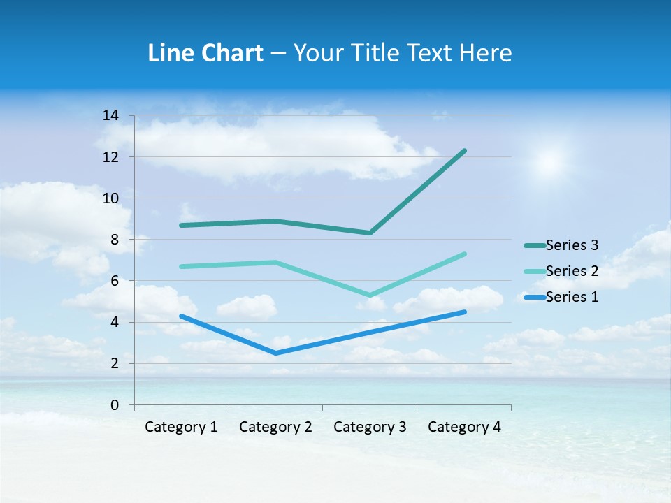 Coast Tropic Sky PowerPoint Template