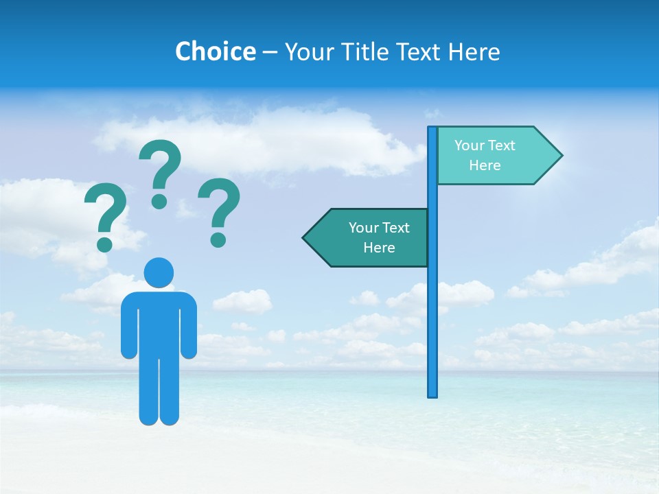 Coast Tropic Sky PowerPoint Template