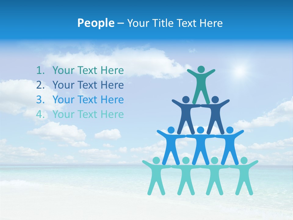 Coast Tropic Sky PowerPoint Template