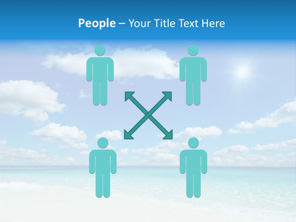 Coast Tropic Sky PowerPoint Template