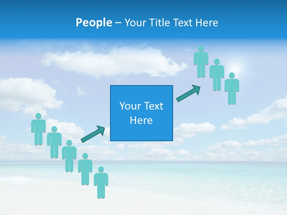 Coast Tropic Sky PowerPoint Template