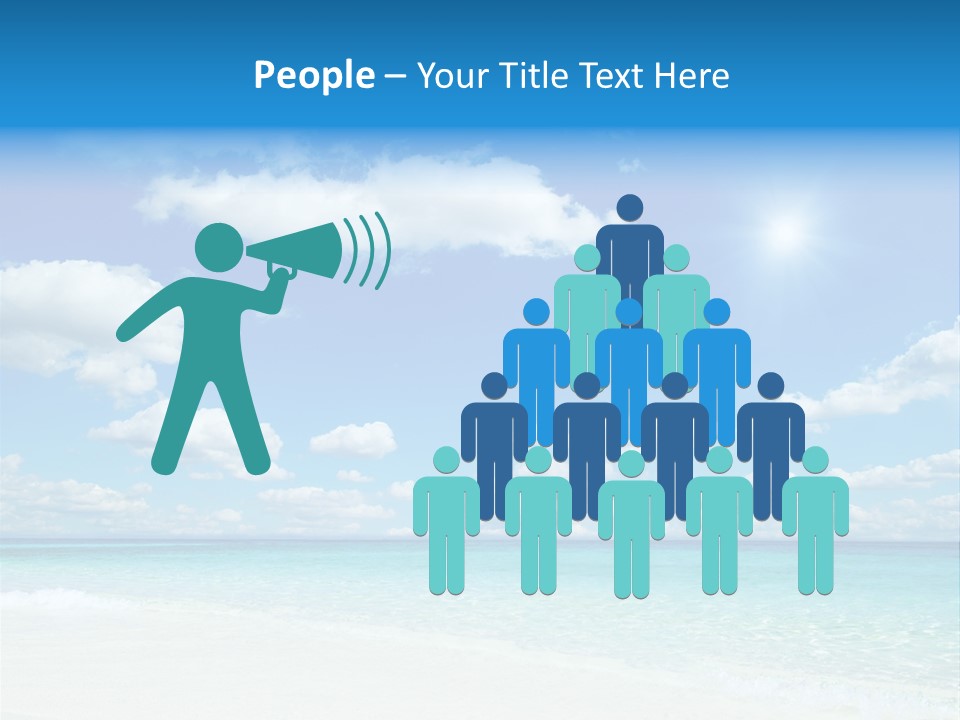 Coast Tropic Sky PowerPoint Template