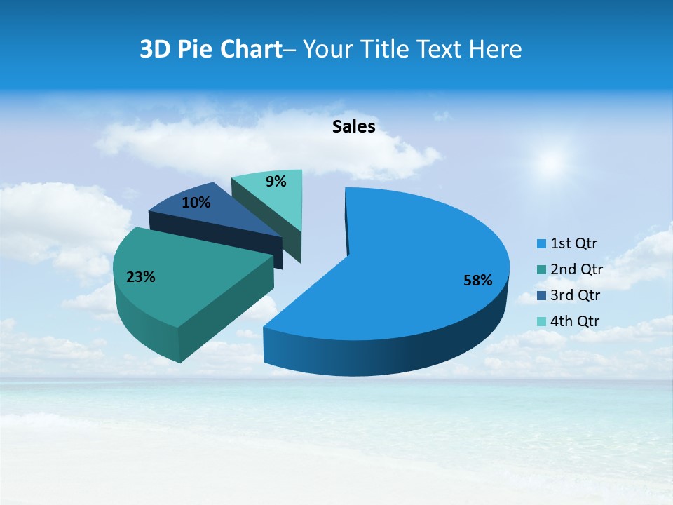 Coast Tropic Sky PowerPoint Template
