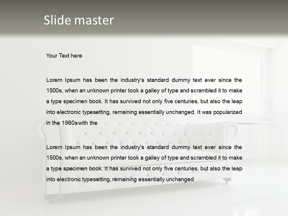 Day Indoor Floor PowerPoint Template