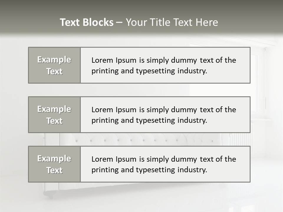 Day Indoor Floor PowerPoint Template