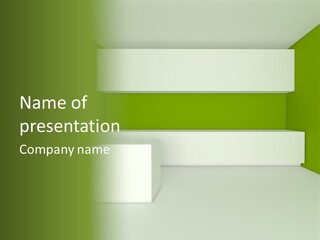 Wide Modern House PowerPoint Template