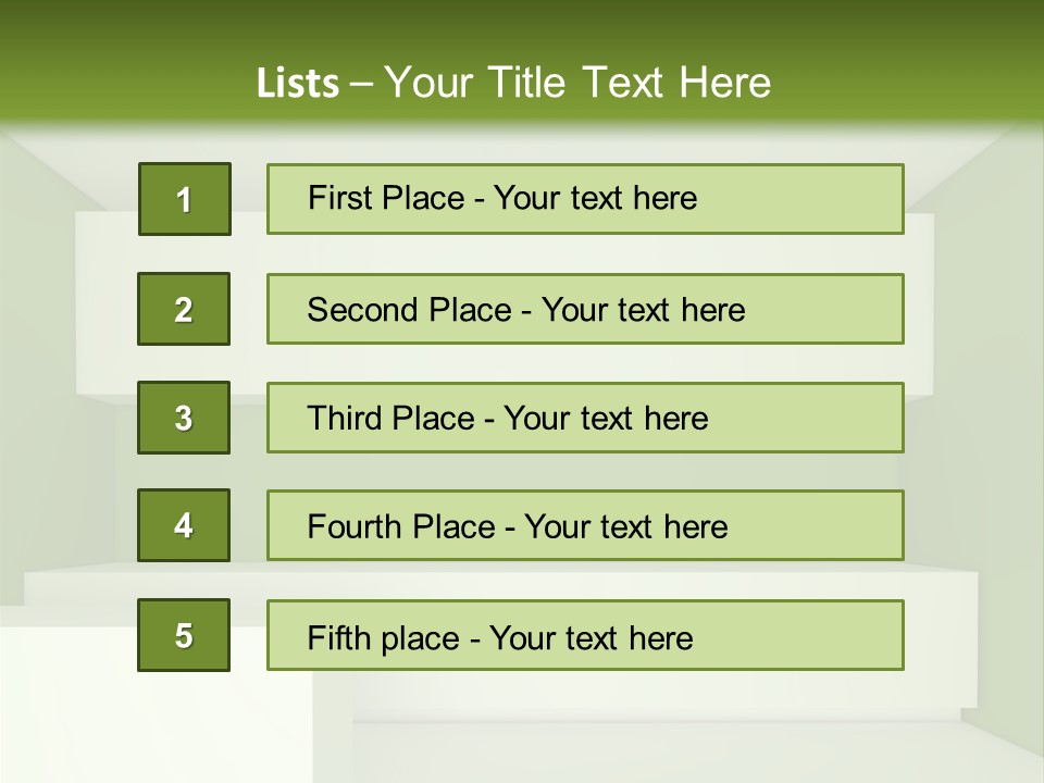 Wide Modern House PowerPoint Template