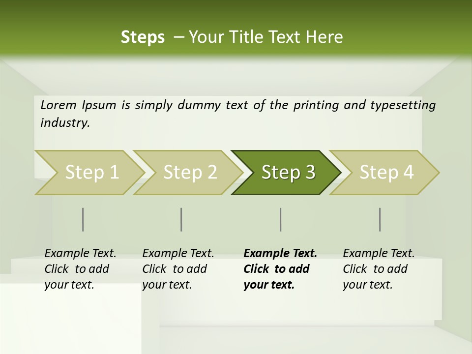 Wide Modern House PowerPoint Template