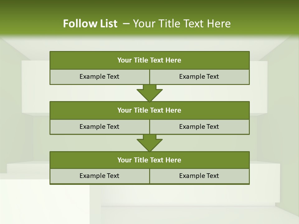 Wide Modern House PowerPoint Template
