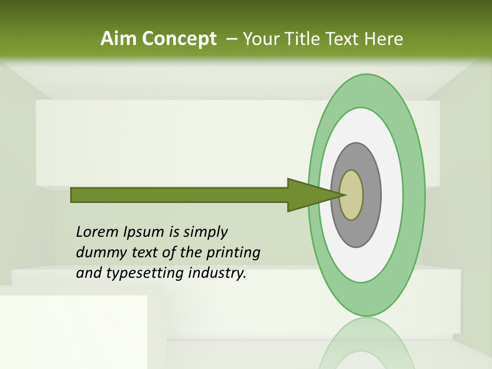 Wide Modern House PowerPoint Template