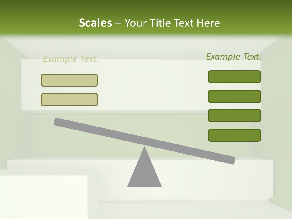Wide Modern House PowerPoint Template