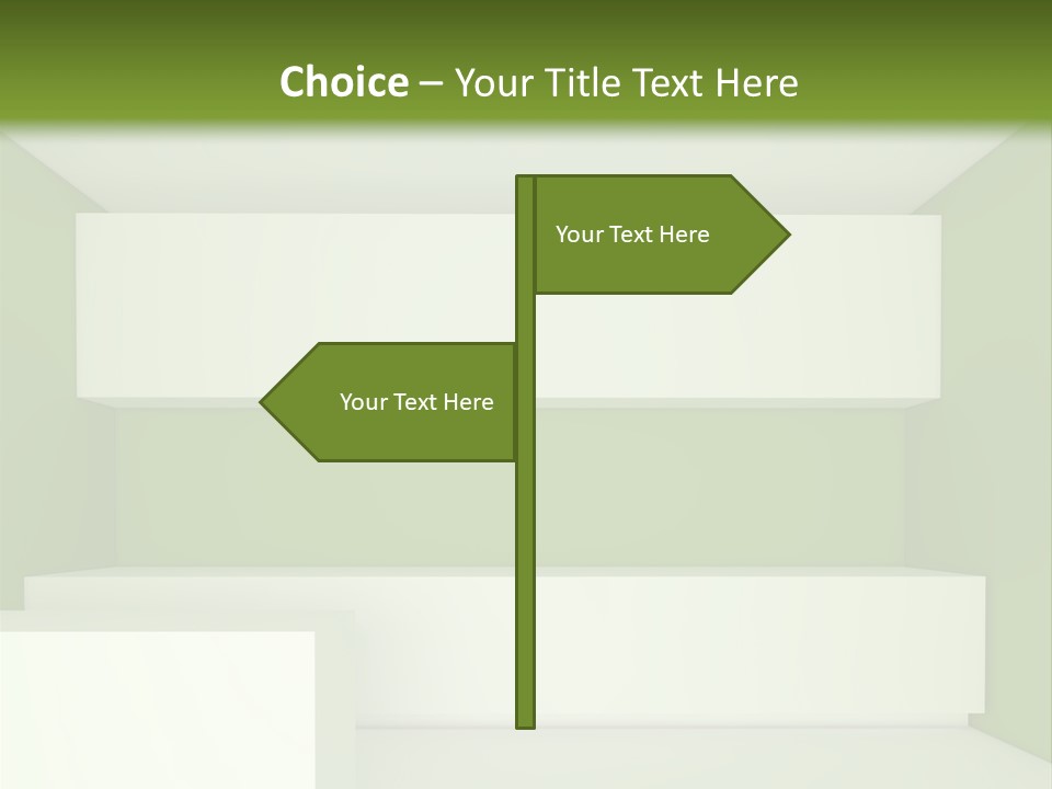 Wide Modern House PowerPoint Template