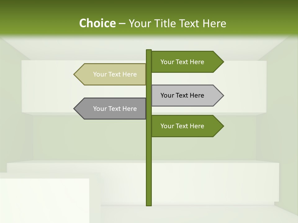 Wide Modern House PowerPoint Template