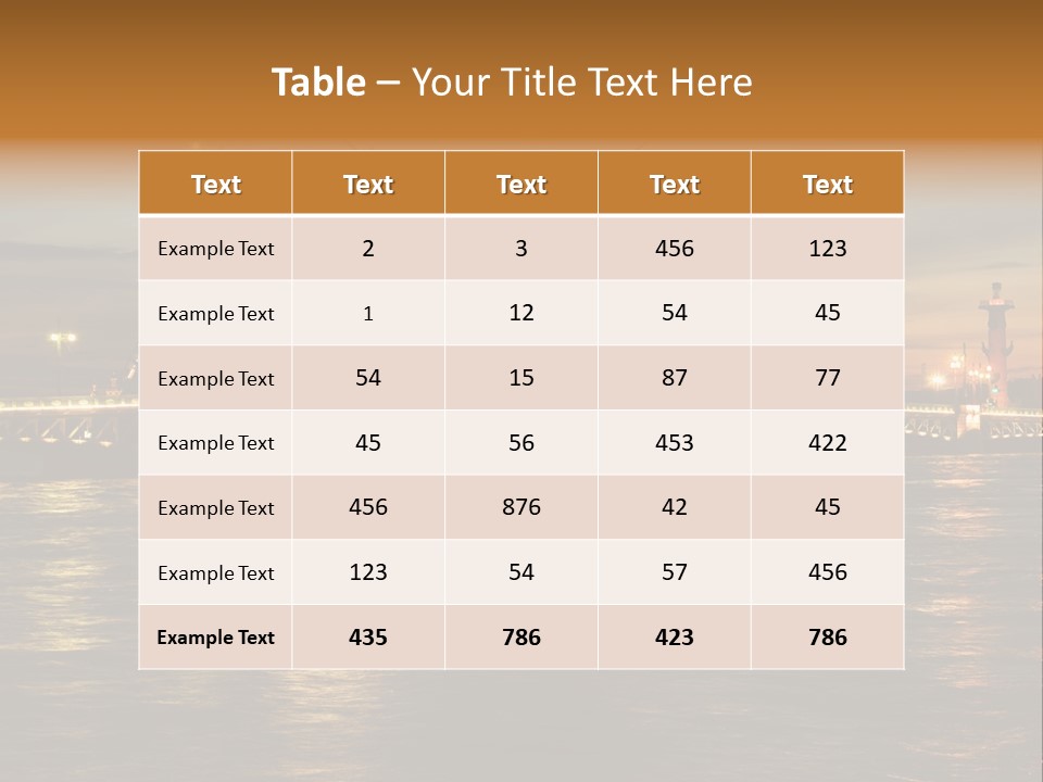 Top Modern Card PowerPoint Template