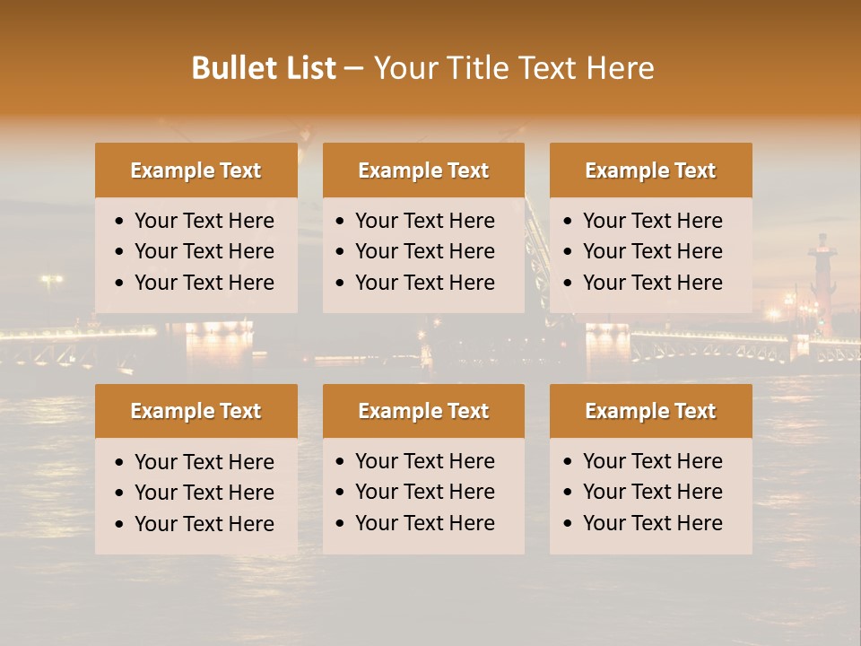 Top Modern Card PowerPoint Template