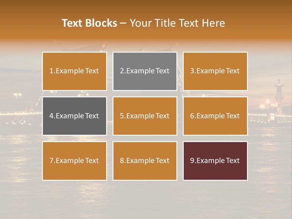Top Modern Card PowerPoint Template