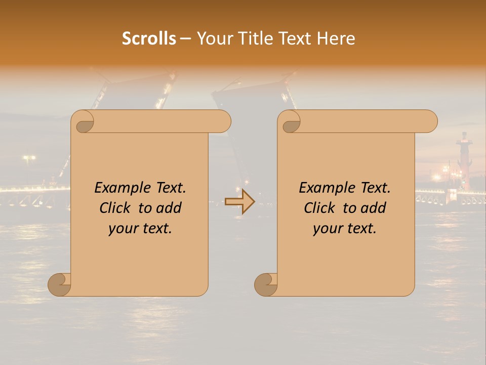 Top Modern Card PowerPoint Template