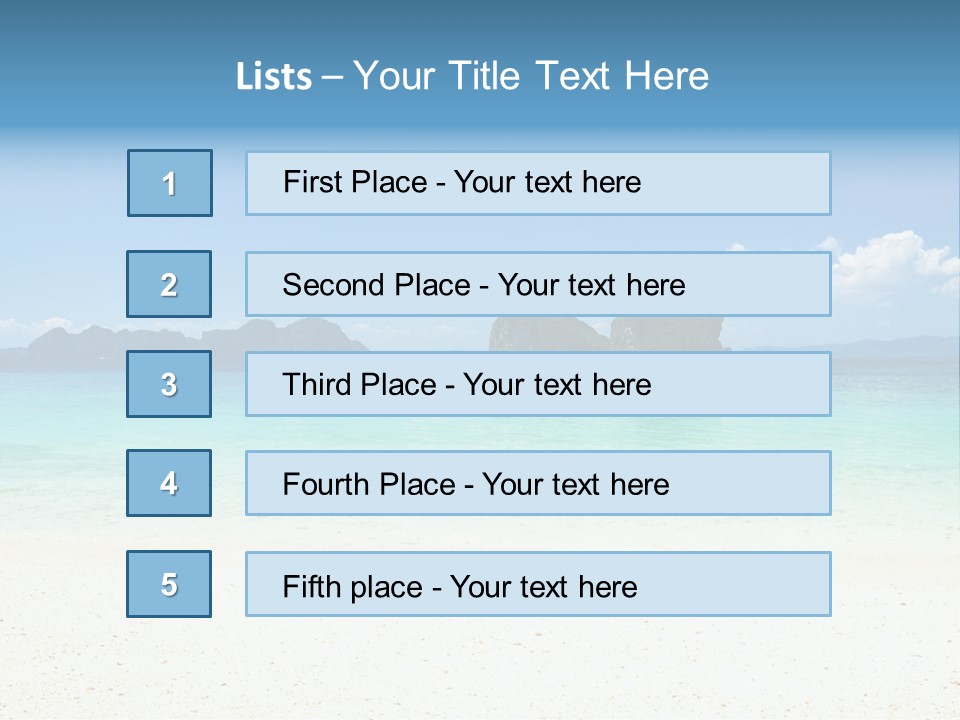 Stone Ocean Beach PowerPoint Template