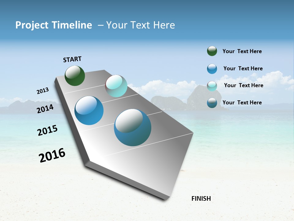 Stone Ocean Beach PowerPoint Template