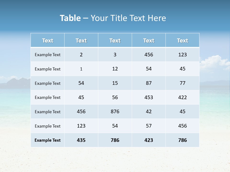 Stone Ocean Beach PowerPoint Template