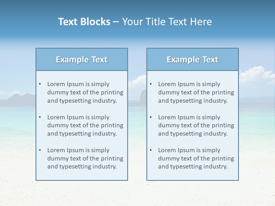 Stone Ocean Beach PowerPoint Template