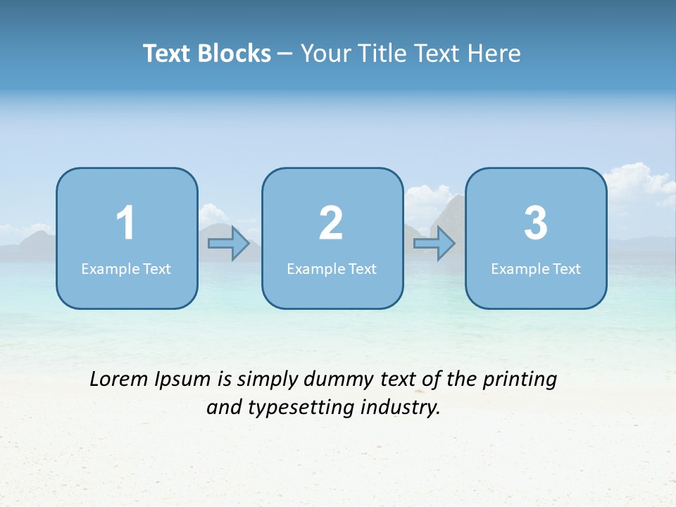 Stone Ocean Beach PowerPoint Template