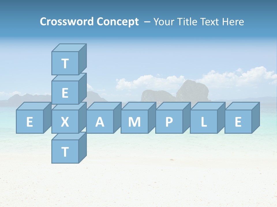 Stone Ocean Beach PowerPoint Template