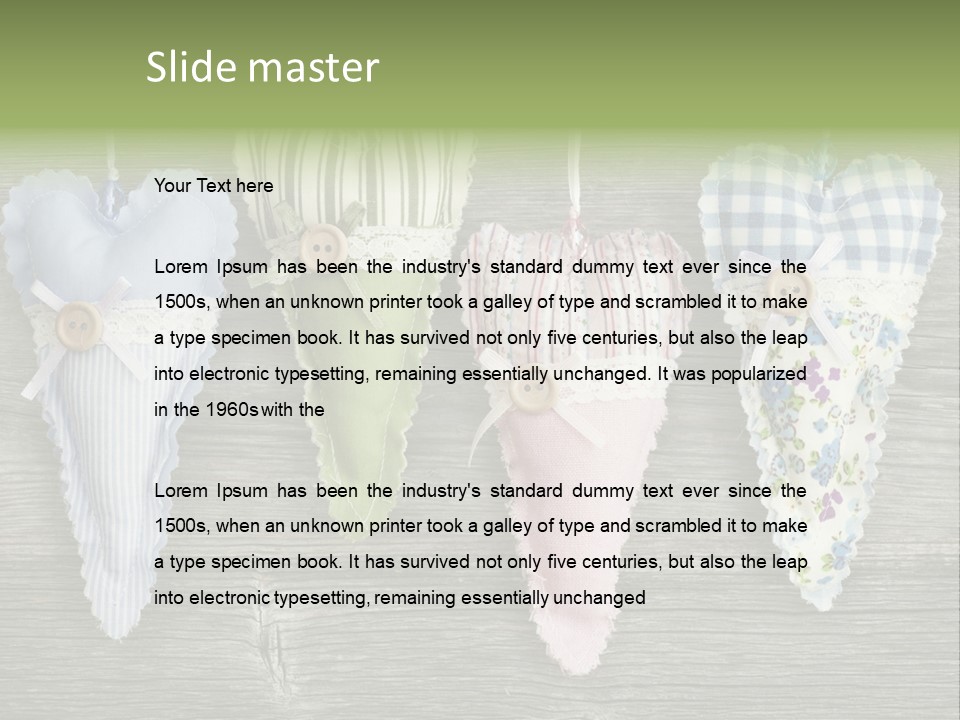 Red Heart Country PowerPoint Template