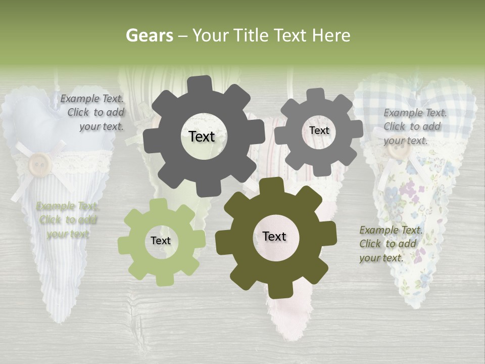 Red Heart Country PowerPoint Template