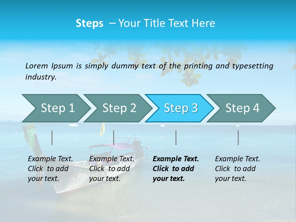 Resort Clear Nature PowerPoint Template