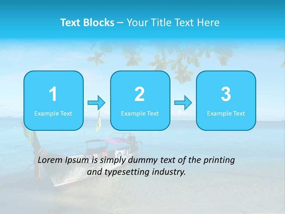 Resort Clear Nature PowerPoint Template