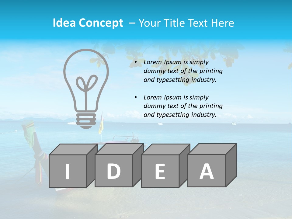 Resort Clear Nature PowerPoint Template