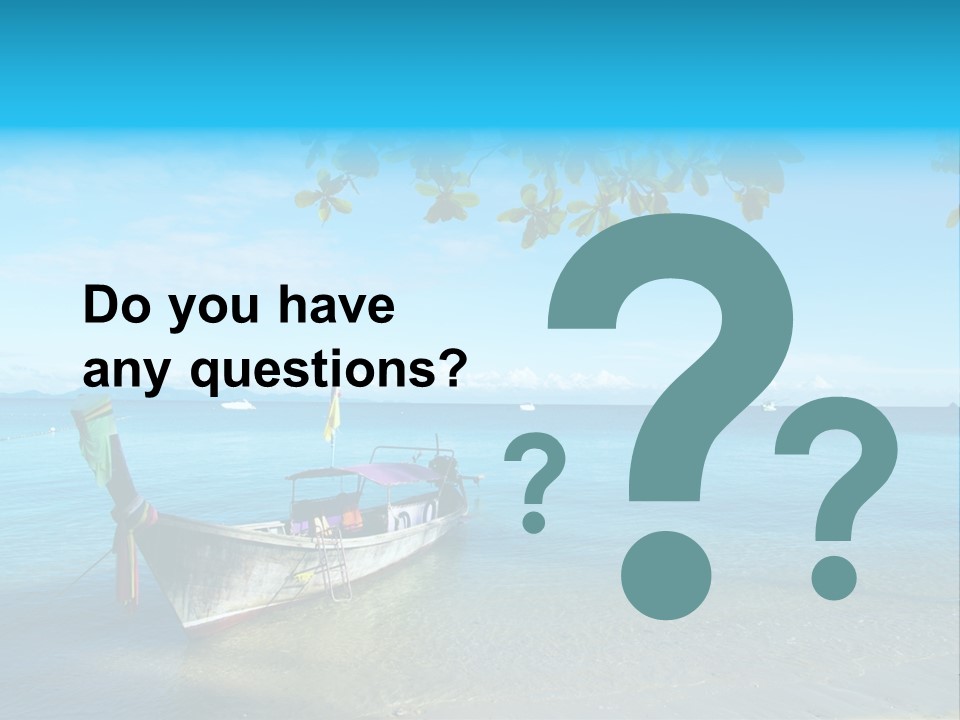 Resort Clear Nature PowerPoint Template