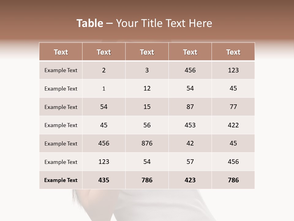 Arms Hands Shot PowerPoint Template