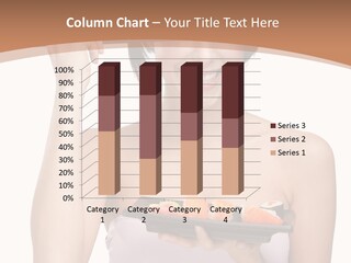 Plate Person Woman PowerPoint Template