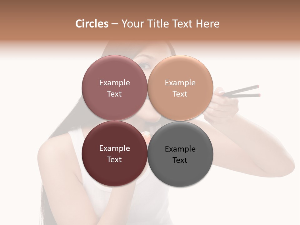 Gladness Cheer Black PowerPoint Template