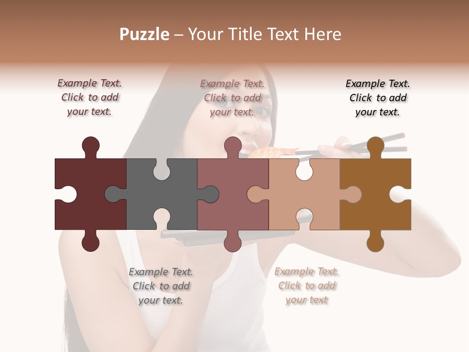 Gladness Cheer Black PowerPoint Template