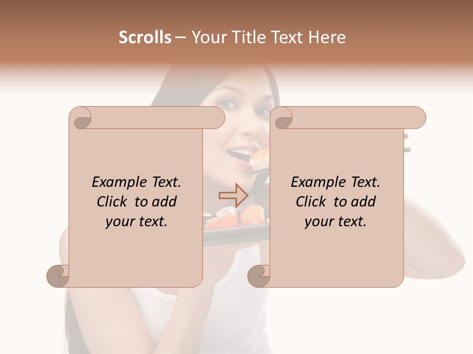 Gladness Cheer Black PowerPoint Template