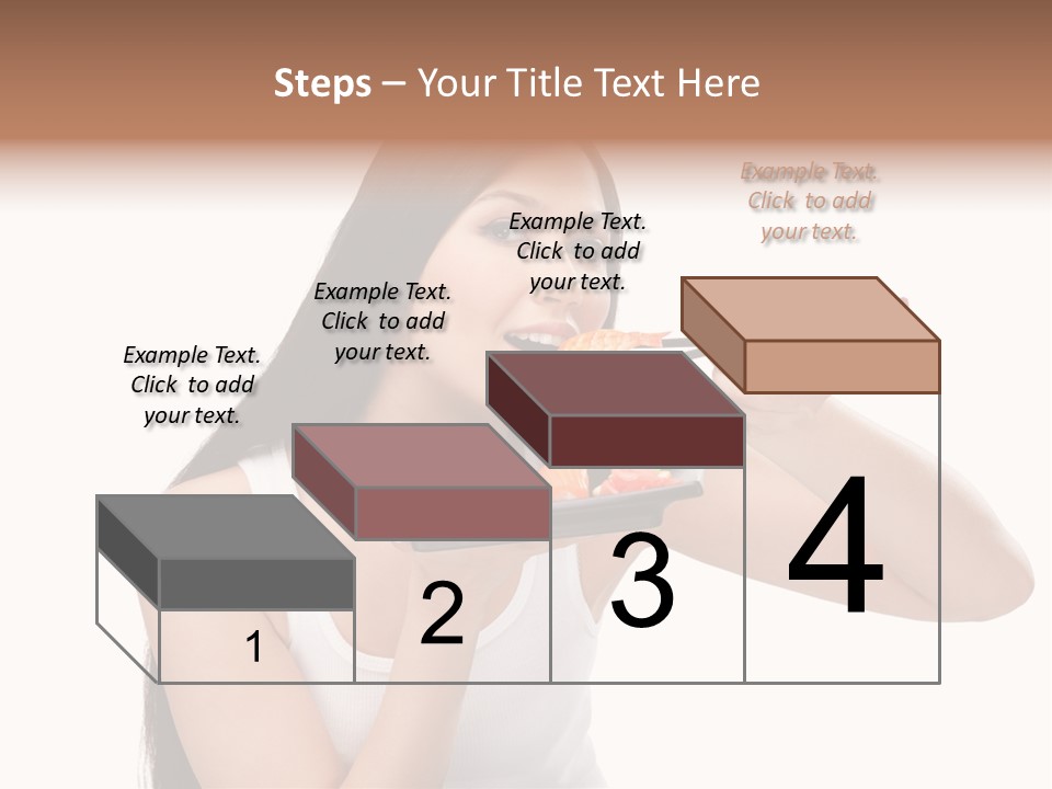 Gladness Cheer Black PowerPoint Template