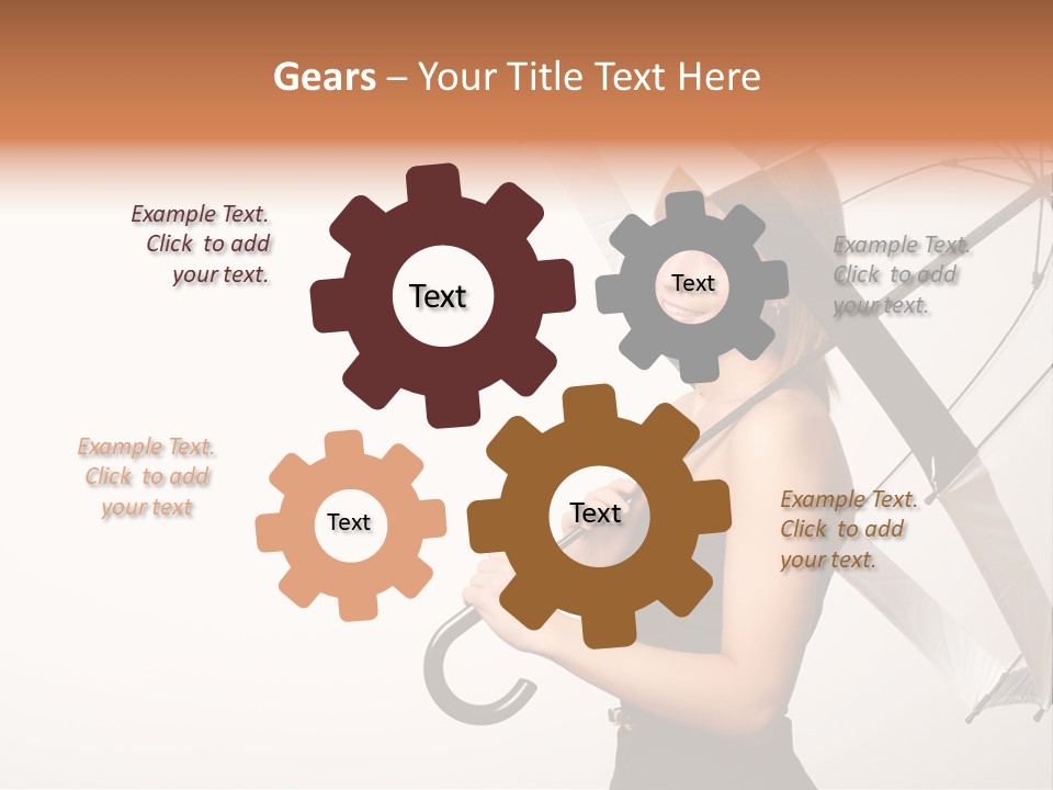 Model Human Concept PowerPoint Template