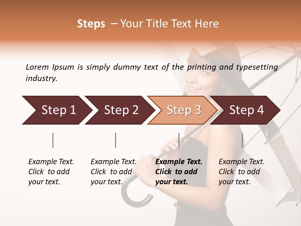 Model Human Concept PowerPoint Template