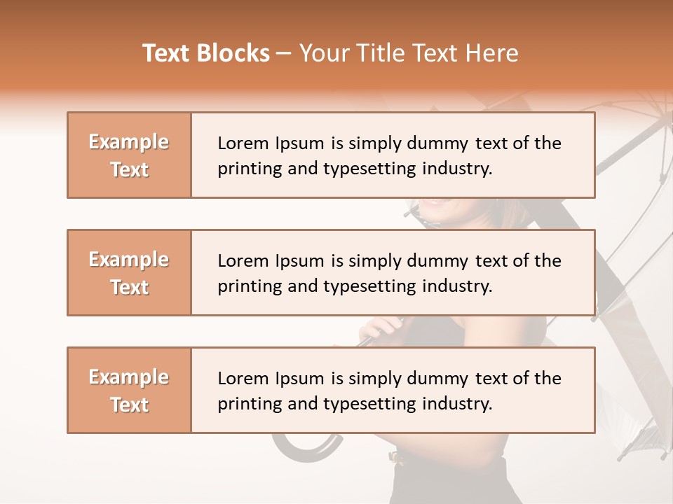 Model Human Concept PowerPoint Template